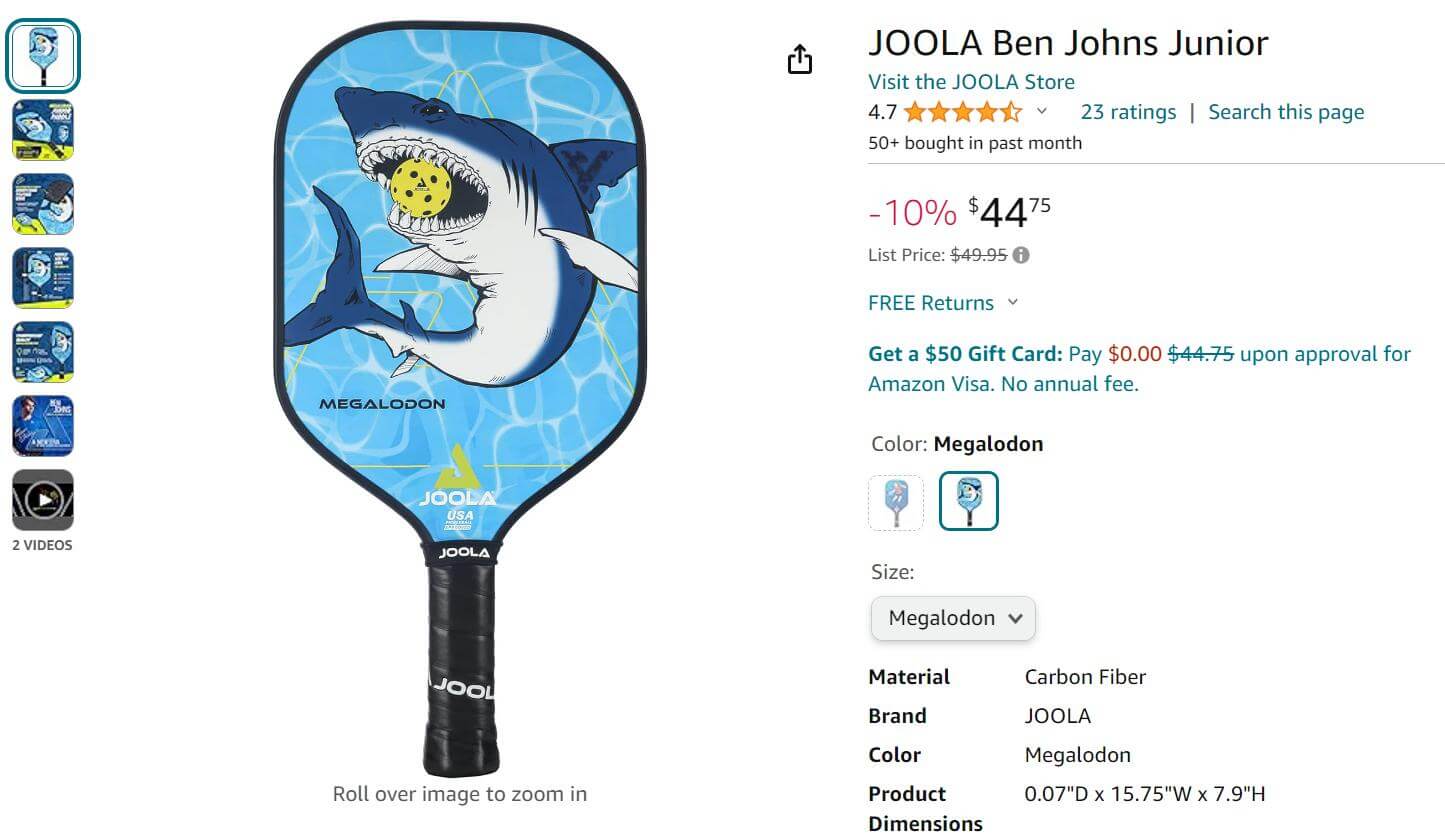 Megalodon Pickleball Paddles