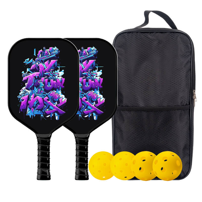 Carbon Fiber Pickleball Paddle Set